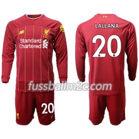 Fußballtrikots Liverpool Lallana 20 Kinder Heim Trikotsatz 2019-2020 Langarm